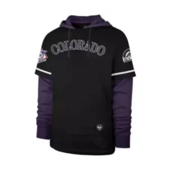 '47 BRAND 47 Brand Colorado Rockies Trifecta Shortstop Hoodie