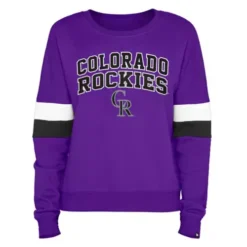 New Era Women's Colorado Rockies Fleece Crew