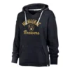 '47 BRAND 47 Brand Women's Milwaukee Brewers Kennedy Wrapped Hoodie