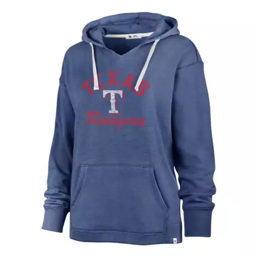 '47 BRAND 47 Brand Women's Texas Rangers Kennedy Wrapped Hoodie 3 '47 BRAND 47 Brand Women's Texas Rangers Kennedy Wrapped Hoodie