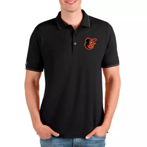 Antigua Baltimore Orioles Affluent Polo 3 Antigua Baltimore Orioles Affluent Polo