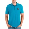 Antigua Miami Marlins Affluent Polo -MLB Clothing Shop 19675906208
