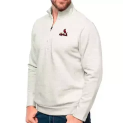 Antigua St. Louis Cardinals Gambit 1/4 Zip