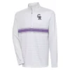 Antigua Colorado Rockies 2023 Bullseye 1/4 Zip